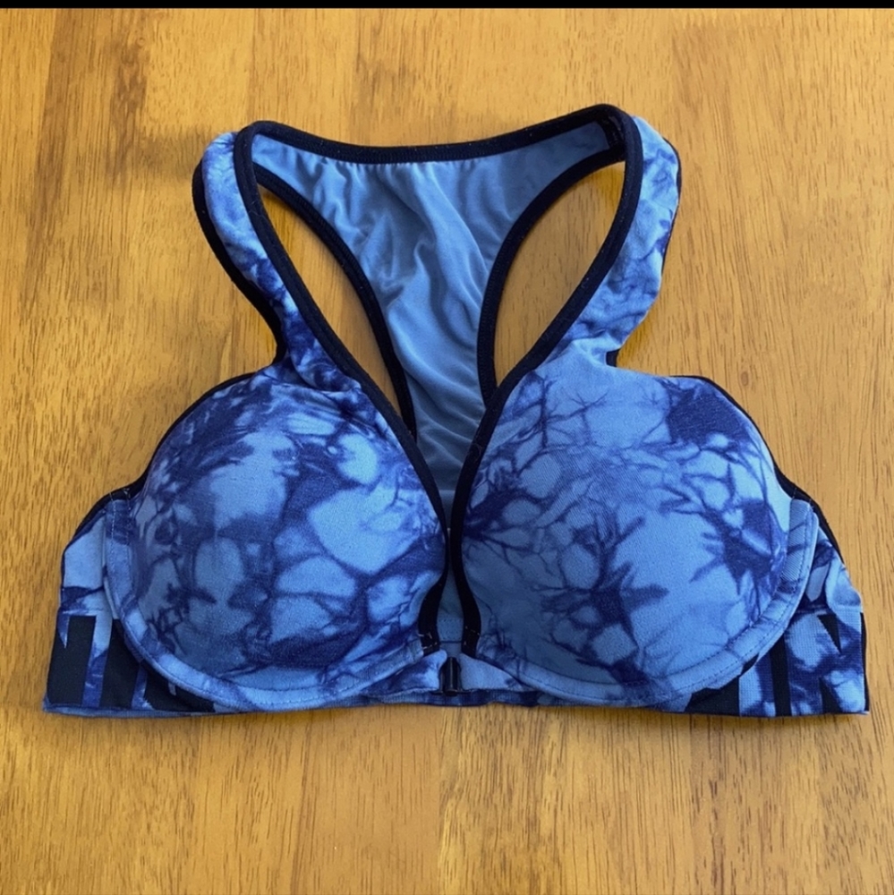 Victoria secret  pink front clasp push up bra 36B